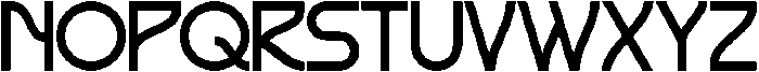 Gabio Regular otf (400) Font UPPERCASE