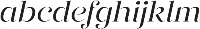 Gabriela Stencil Regular It otf (400) Font LOWERCASE