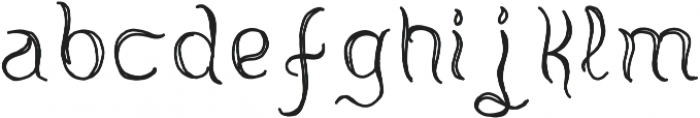 Gabriell ttf (400) Font LOWERCASE