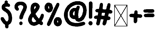 Gabriella Regular otf (400) Font OTHER CHARS