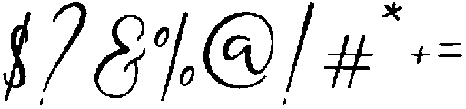 Gabriella otf (400) Font OTHER CHARS