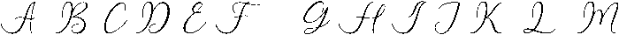 Gabriella otf (400) Font UPPERCASE