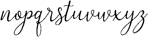 Gabriella otf (400) Font LOWERCASE