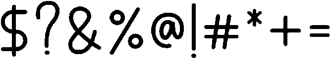 Gabriella otf (400) Font OTHER CHARS