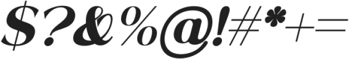 Gabton Malgora Italic otf (400) Font OTHER CHARS