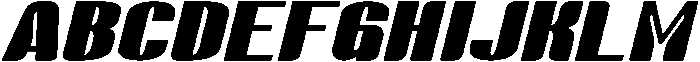 Gabtory Italic otf (400) Font UPPERCASE