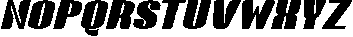 Gabtory Italic otf (400) Font UPPERCASE