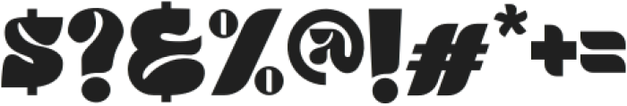 Gacor Typeface Regular otf (400) Font OTHER CHARS