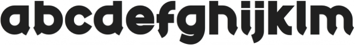 Gadeg Bold otf (700) Font LOWERCASE