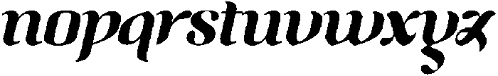 Gadesly Italic otf (400) Font LOWERCASE