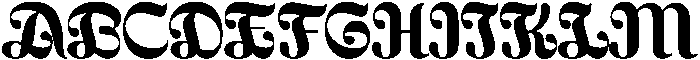 Gadesly Regular otf (400) Font UPPERCASE