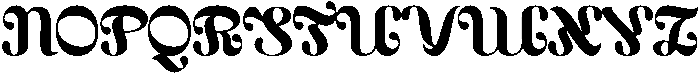 Gadesly Regular otf (400) Font UPPERCASE