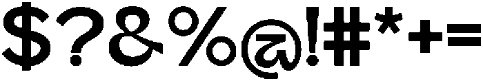 Gadey otf (400) Font OTHER CHARS