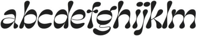 Gadion Italic otf (400) Font LOWERCASE