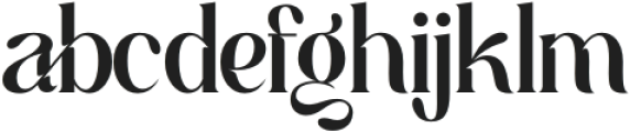 Gafegus otf (400) Font LOWERCASE