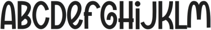 Gafeko Cute Font Regular otf (400) Font LOWERCASE