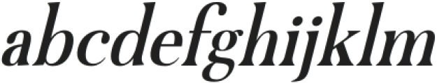 Gafigste Italic otf (400) Font LOWERCASE