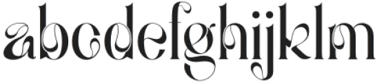 Gafio Regular otf (400) Font LOWERCASE