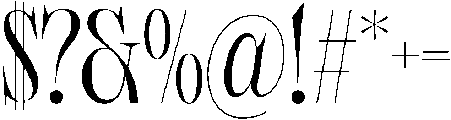 Gafsure otf (400) Font OTHER CHARS