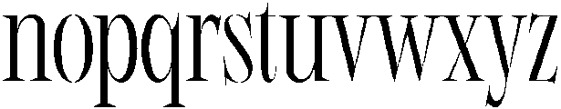 Gafsure otf (400) Font LOWERCASE