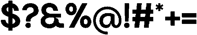 Gafter-Regular otf (400) Font OTHER CHARS