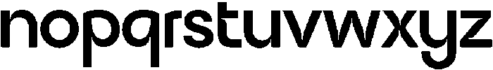 Gafter-Regular otf (400) Font LOWERCASE