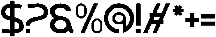 Gaftor Regular otf (400) Font OTHER CHARS