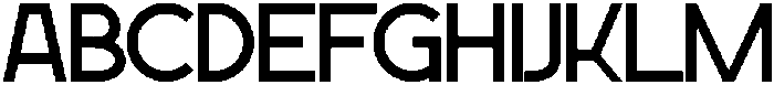 Gaftor Regular otf (400) Font UPPERCASE