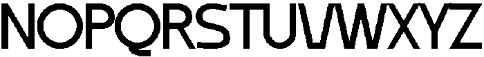 Gaftor Regular otf (400) Font UPPERCASE