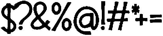 Gafumi ttf (400) Font OTHER CHARS