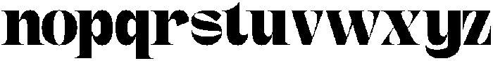 Gagen Bold otf (700) Font LOWERCASE