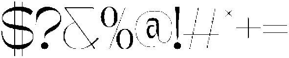 Gagen Light otf (300) Font OTHER CHARS