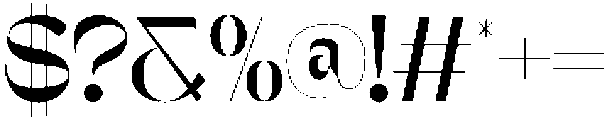 Gagen Medium otf (500) Font OTHER CHARS