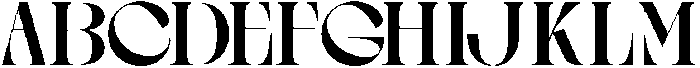 Gagen Medium otf (500) Font UPPERCASE