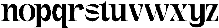Gagen Medium otf (500) Font LOWERCASE
