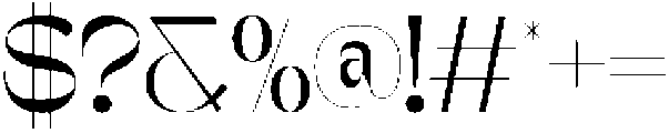Gagen Regular otf (400) Font OTHER CHARS