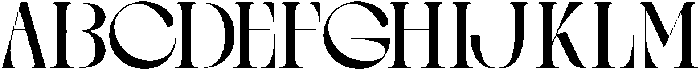 Gagen Regular otf (400) Font UPPERCASE
