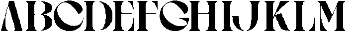 Gagen Semi Bold otf (600) Font UPPERCASE