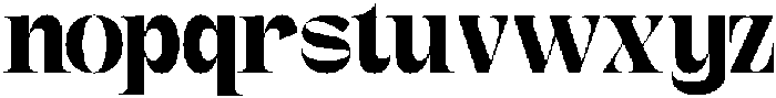 Gagen Semi Bold otf (600) Font LOWERCASE