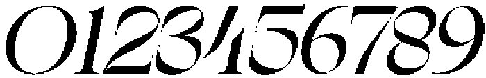 Gagen Slanted Regular otf (400) Font OTHER CHARS