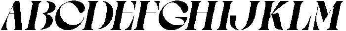 Gagen Slanted Semi Bold otf (600) Font UPPERCASE