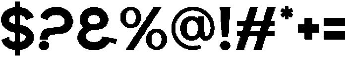 Gagfir Regular otf (400) Font OTHER CHARS