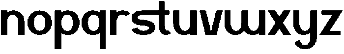 Gagfir Regular otf (400) Font LOWERCASE