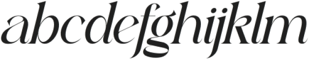 Gagkline Italic otf (400) Font LOWERCASE