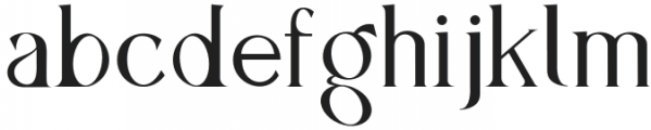 Gagome Awesome otf (400) Font LOWERCASE
