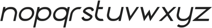 Gaharu Italic otf (400) Font LOWERCASE