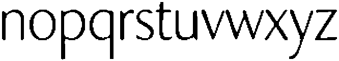 Gaian Regular otf (400) Font LOWERCASE