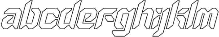 Gaiax Outline Oblique otf (400) FONT
