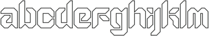 Gaiax Outline otf (400) FONT