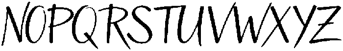 Gaiety Regular otf (400) Font UPPERCASE